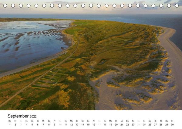 Produktbild: Sylt Impressionen aus der Luft (Tischkalender 2022 DIN A5 quer)