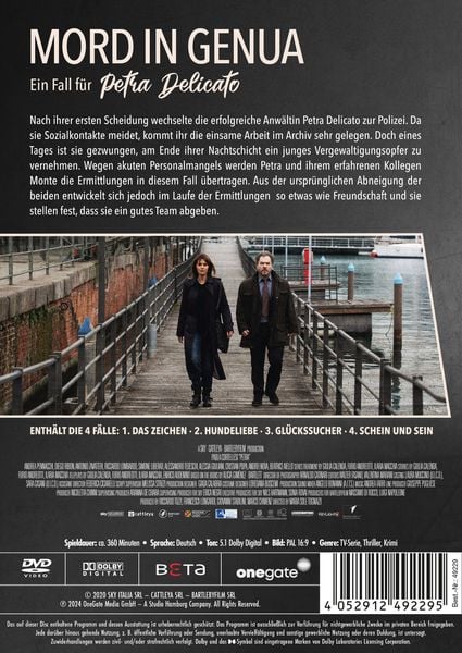 Produktbild: Mord in Genua - Ein Fall f&uuml;r Petra Delicato [4 DVDs]