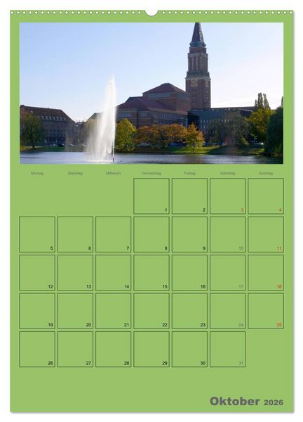 Produktbild: Rund um die Kieler F&ouml;rde / Planer (Wandkalender 2026 DIN A2 hoch), CALVENDO Monatskalender