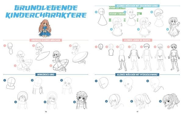 Produktbild: Die ultimative Motiv-Bibliothek &ndash;&nbsp;1000 x Manga zeichnen