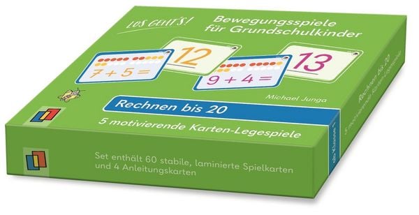 Produktbild: Los geht's! Bewegungsspiele f&uuml;r Grundschulkinder - Rechnen bis 20