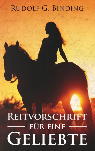 Produktbild: Reitvorschrift für eine Geliebte