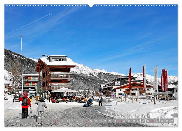 Produktbild: St. Anton am Arlberg (Wandkalender 2026 DIN A2 quer), CALVENDO Monatskalender
