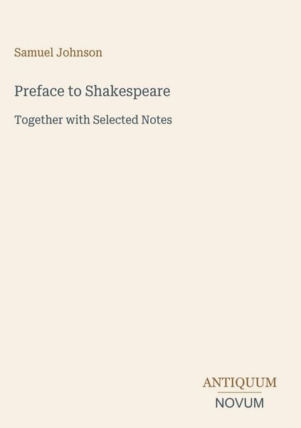 Produktbild: Preface to Shakespeare