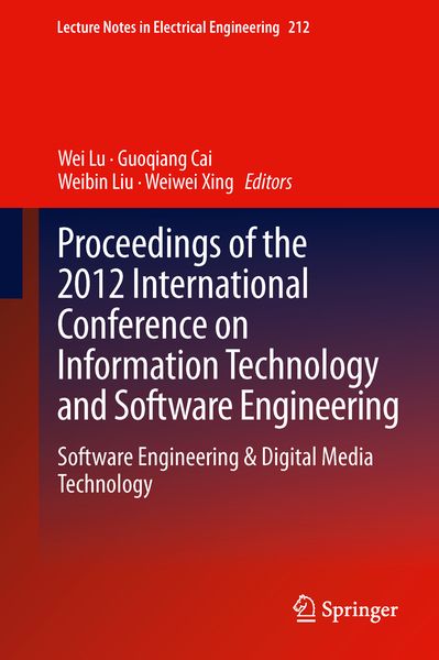 Produktbild: Proceedings of the 2012 International Conference on Information Technology and Software Engineering