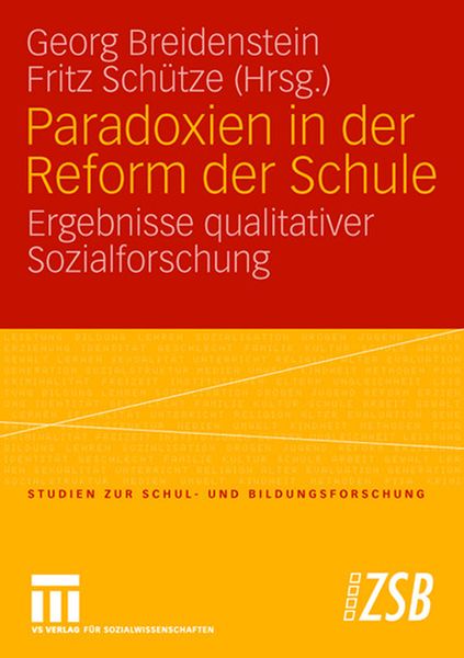 Produktbild: Paradoxien in der Reform der Schule