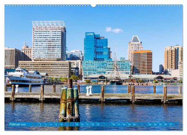 Produktbild: Baltimore. Maritimer Charme an der Ostk&uuml;ste der USA (hochwertiger Premium Wandkalender 2026 DIN A2 quer), Kunstdruck in Hochglanz
