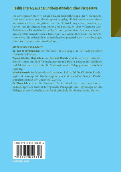 Produktbild: Health Literacy aus gesundheitsethnologischer Perspektive