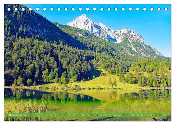 Produktbild: Rund um Mittenwald (Tischkalender 2026 DIN A5 quer), CALVENDO Monatskalender