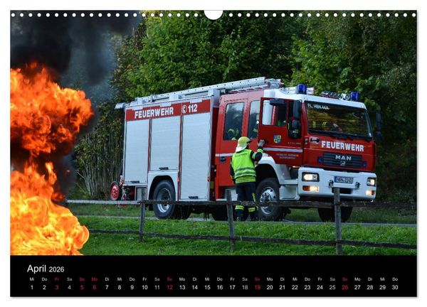 Produktbild: FEUERWEHR IM EINSATZ (Wandkalender 2026 DIN A3 quer), CALVENDO Monatskalender