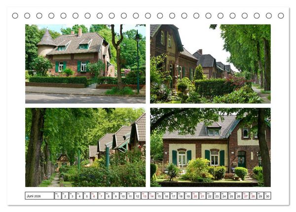 Produktbild: Gartenst&auml;dte im Ruhrgebiet (Tischkalender 2026 DIN A5 quer), CALVENDO Monatskalender