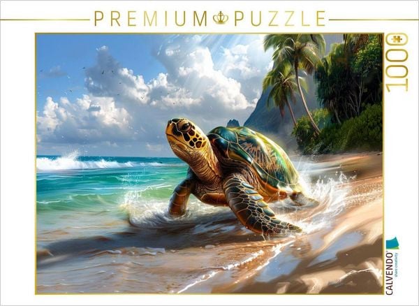 Produktbild: CALVENDO Puzzle Flossen voraus ins Blaue | 1000 Teile Lege-Gr&ouml;&szlig;e 64x48cm Foto-Puzzle f&uuml;r gl&uuml;ckliche Stunden