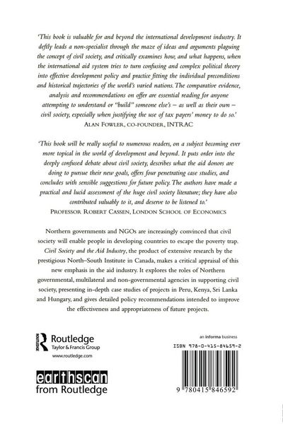 Produktbild: Civil Society and the Aid Industry