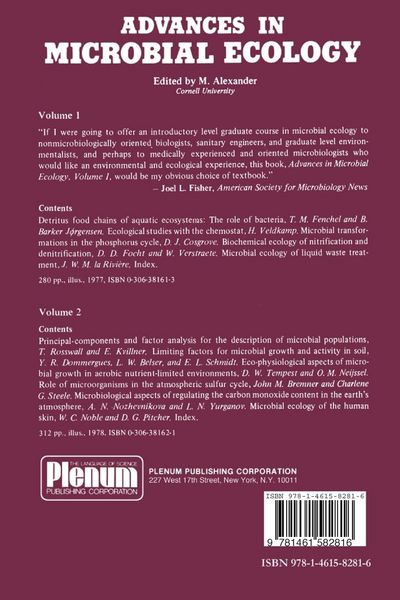 Produktbild: Advances in Microbial Ecology