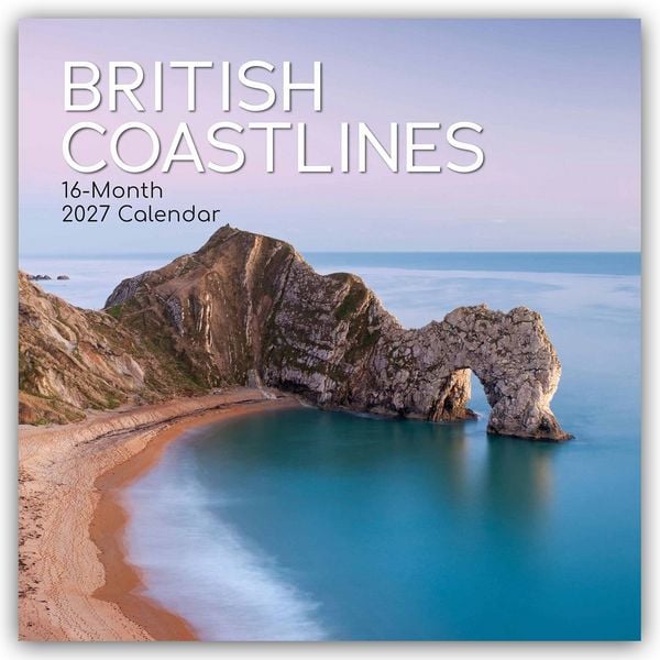 Produktbild: British Coastlines &ndash; Die Britische K&uuml;ste 2027 &ndash; 16-Monatskalender