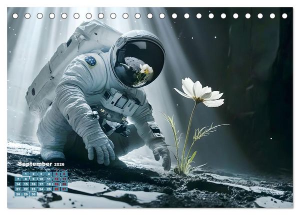Produktbild: Zwischen Sternenstaub und Stille (Tischkalender 2026 DIN A5 quer), CALVENDO Monatskalender