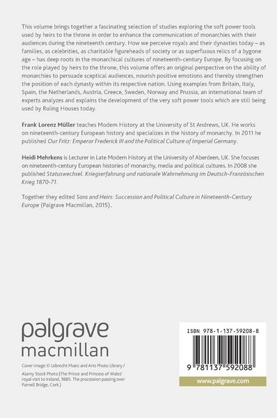 Produktbild: Royal Heirs and the Uses of Soft Power in Nineteenth-Century Europe