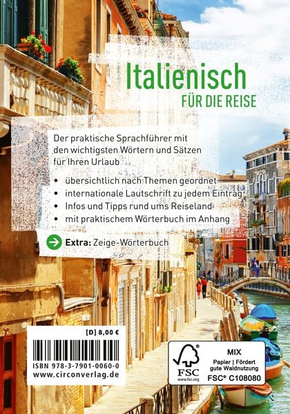 Produktbild: Sprachf&uuml;hrer Italienisch f&uuml;r die Reise