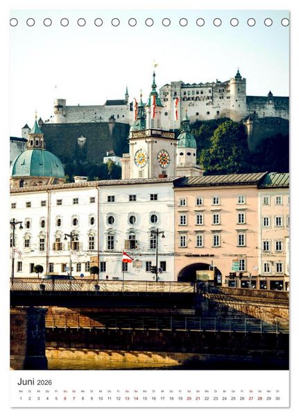 Produktbild: Hinrei&szlig;endes Salzburg (Tischkalender 2026 DIN A5 hoch), CALVENDO Monatskalender