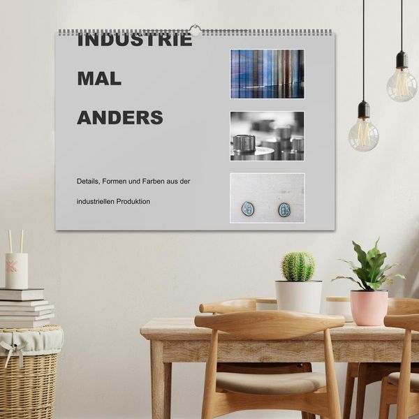 Produktbild: INDUSTRIE MAL ANDERS (Wandkalender 2026 DIN A2 quer), CALVENDO Monatskalender