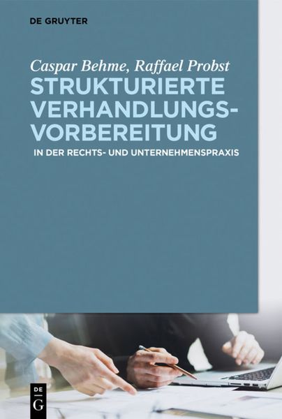 Produktbild: Strukturierte Verhandlungsvorbereitung