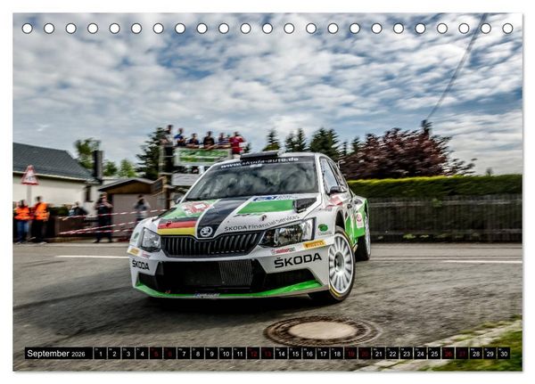 Produktbild: SCHNELL! AUTHENTISCH! MITTENDRIN! - RALLYE! (Tischkalender 2026 DIN A5 quer), CALVENDO Monatskalender