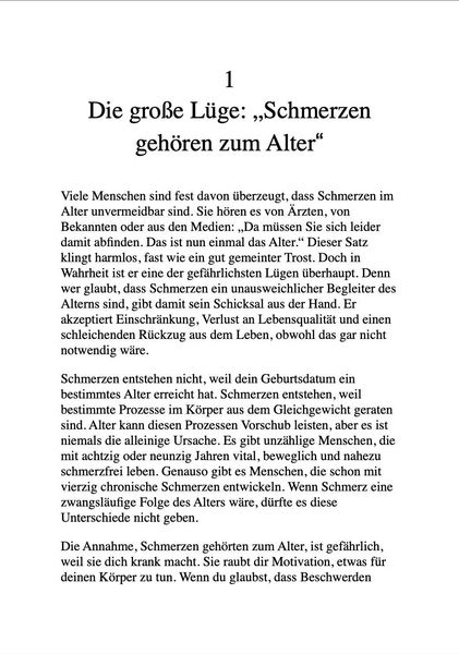 Produktbild: Schmerzfrei! Auch im Hohen Alter