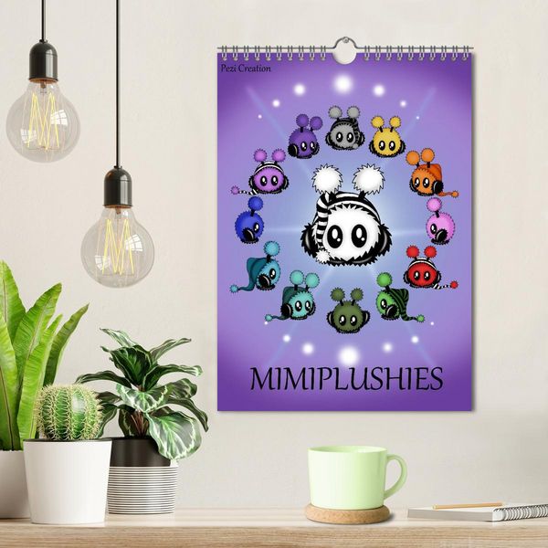 Produktbild: Mimiplushies (Wandkalender 2026 DIN A4 hoch), CALVENDO Monatskalender