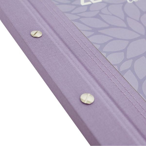 Produktbild: Zeugnismappen Pattern mit Buchschrauben, Lila Paradise