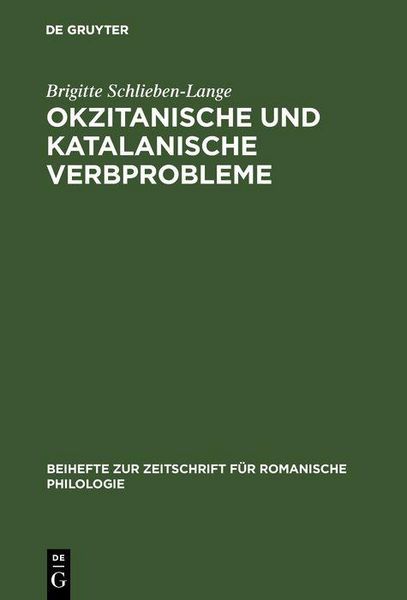 Produktbild: Okzitanische und katalanische Verbprobleme