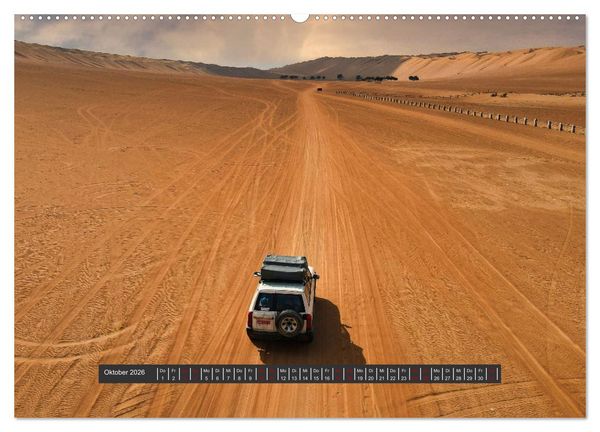 Produktbild: OMAN Offroad Travel Log (hochwertiger Premium Wandkalender 2026 DIN A2 quer), Kunstdruck in Hochglanz