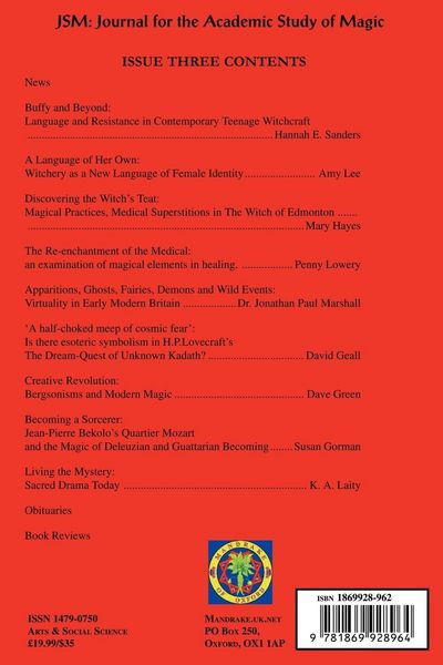 Produktbild: Journal for the Academic Study of Magic 3
