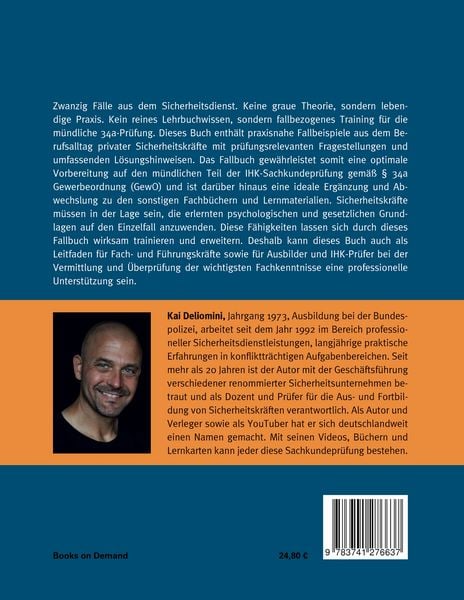 Produktbild: Fallbuch f&uuml;r die m&uuml;ndliche 34a-Pr&uuml;fung