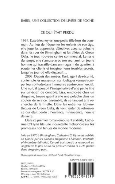 Produktbild: Ce qui &eacute;tait perdu