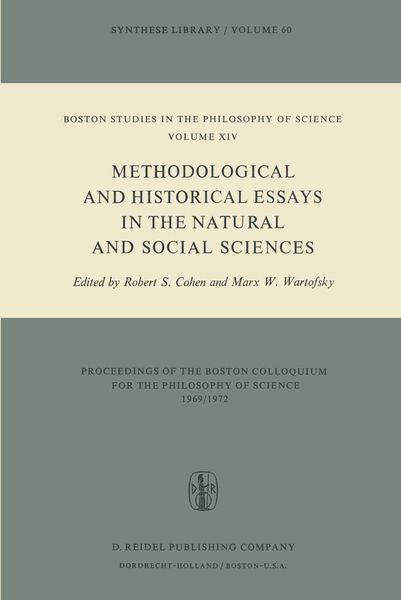 Produktbild: Methodological and Historical Essays in the Natural and Social Sciences