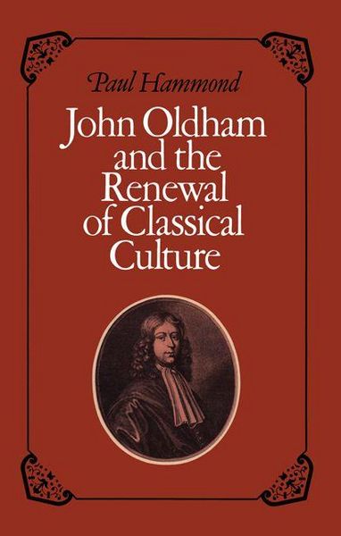 Produktbild: John Oldham and the Renewal of Classical Culture