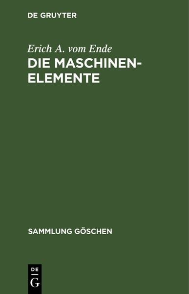 Produktbild: Die Maschinenelemente