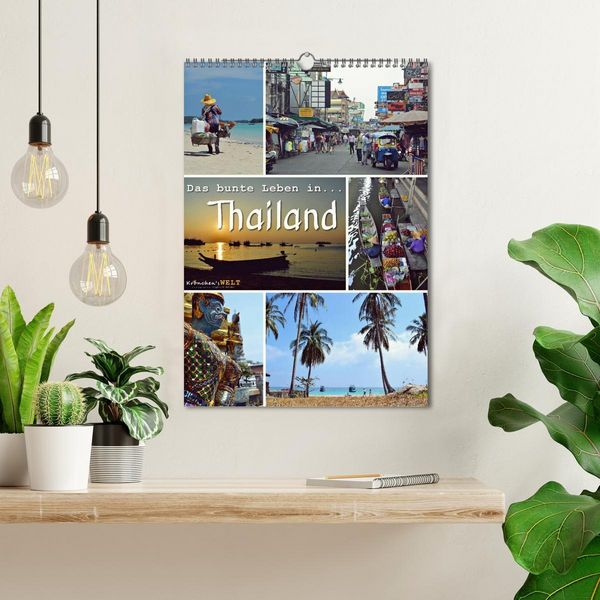 Produktbild: Das bunte Leben in Thailand (Wandkalender 2026 DIN A3 hoch), CALVENDO Monatskalender