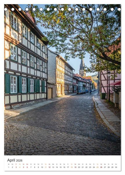 Produktbild: Stadt Wernigerode (Tischkalender 2026 DIN A5 hoch), CALVENDO Monatskalender