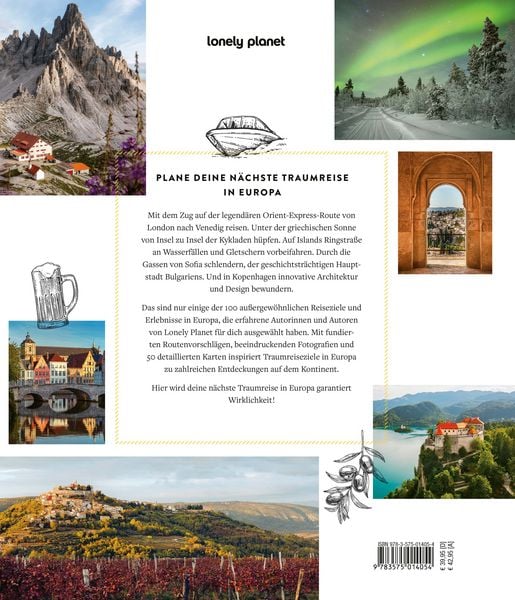 Produktbild: LONELY PLANET Bildband Traumreiseziele in Europa