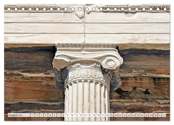 Produktbild: Die Architektur des alten Griechenlands (Tischkalender 2027 DIN A5 quer), CALVENDO Monatskalender