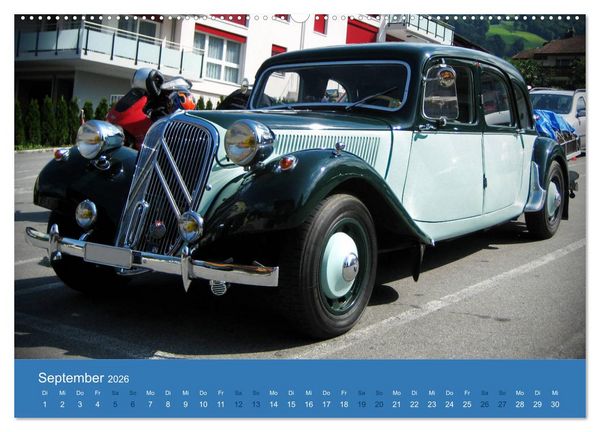 Produktbild: Citroen Traction Avant (Wandkalender 2026 DIN A2 quer), CALVENDO Monatskalender
