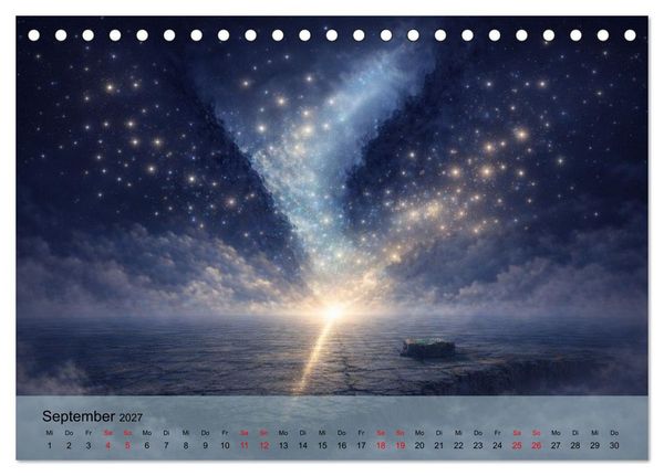 Produktbild: Wo Träume schweben (Tischkalender 2027 DIN A5 quer), CALVENDO Monatskalender