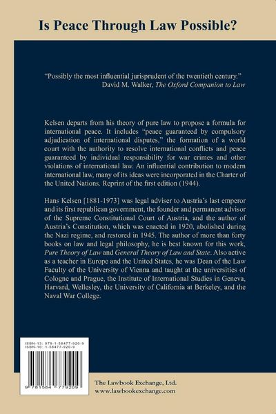 Produktbild: Peace Through Law