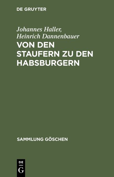 Produktbild: Von den Staufern zu den Habsburgern