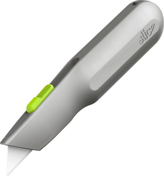 Produktbild: Slice 10491 Cuttermesser mit Metallgriff und Klingenr&uuml;ckzug 1St.