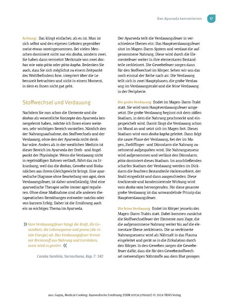 Produktbild: Medical Cooking: Ayurvedische Ernährung