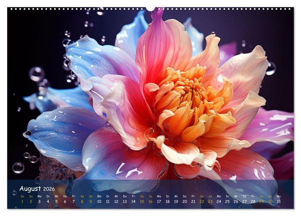 Produktbild: Exotische Pflanzen Close-up (hochwertiger Premium Wandkalender 2026 DIN A2 quer), Kunstdruck in Hochglanz