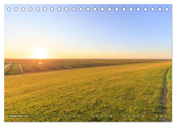 Produktbild: Einmaliges Westerhever (Tischkalender 2026 DIN A5 quer), CALVENDO Monatskalender