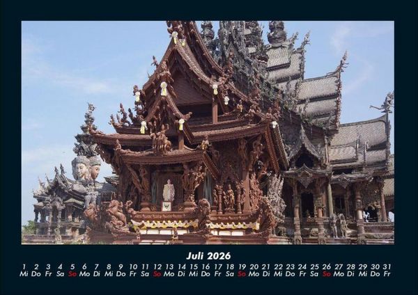 Produktbild: Tempel 2026 Fotokalender DIN A4
